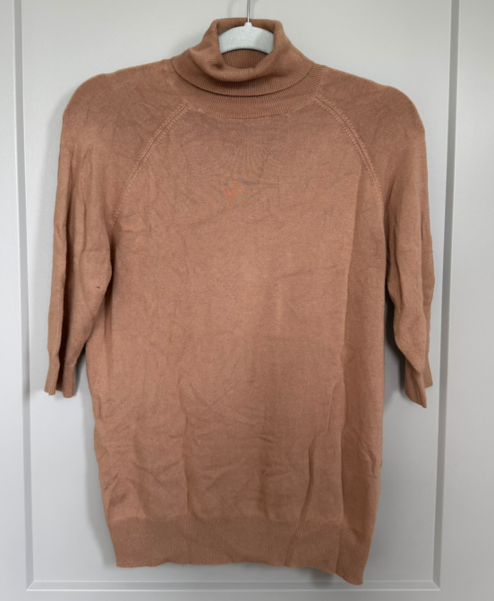 Zara Turtleneck Sweater Elbow-Length Sleeves